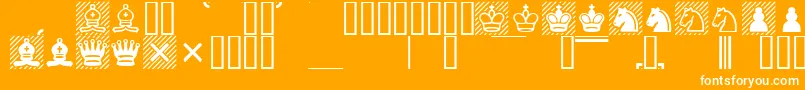 Lisätietoja Casefont-fontista Casefont-fontti – valkoiset fontit oranssilla taustalla