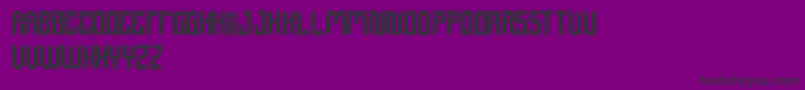 DayakShield Font – Black Fonts on Purple Background