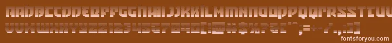 Crazyivangrad Font – Pink Fonts on Brown Background