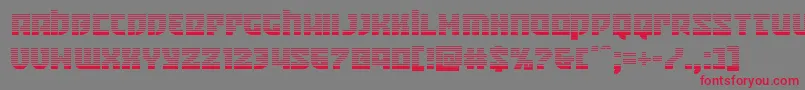 Crazyivangrad Font – Red Fonts on Gray Background