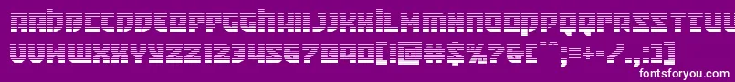 Crazyivangrad Font – White Fonts on Purple Background