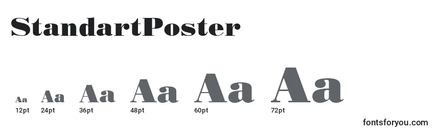StandartPoster Font Sizes