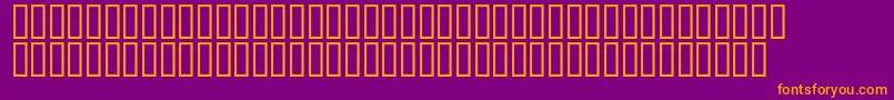 McsElectronWave Font – Orange Fonts on Purple Background