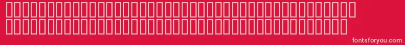 McsElectronWave-Schriftart – Rosa Schriften auf rotem Hintergrund