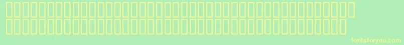 McsElectronWave Font – Yellow Fonts on Green Background