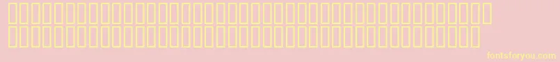 McsElectronWave-Schriftart – Gelbe Schriften auf rosa Hintergrund