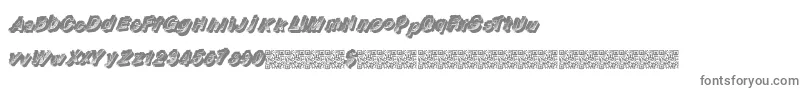 フォントRaceflow – 灰色のフォント
