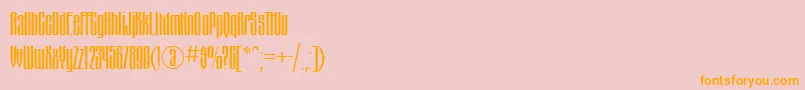 fuente Montblanc – Fuentes Naranjas Sobre Fondo Rosa