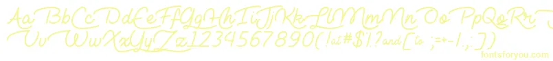 LieToMeTtf Font – Yellow Fonts