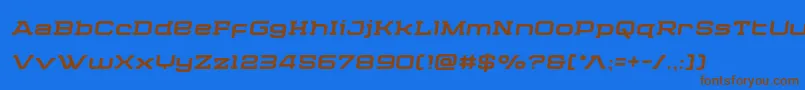 Cydoniacenturysemital Font – Brown Fonts on Blue Background