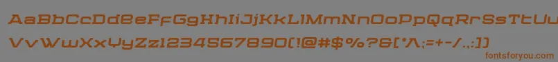 Cydoniacenturysemital Font – Brown Fonts on Gray Background