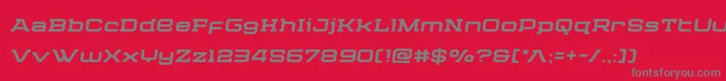 Cydoniacenturysemital Font – Gray Fonts on Red Background