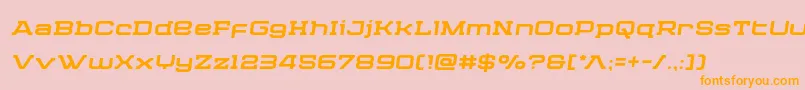 Cydoniacenturysemital Font – Orange Fonts on Pink Background