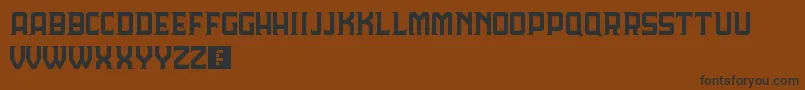 LordeHavana Font – Black Fonts on Brown Background