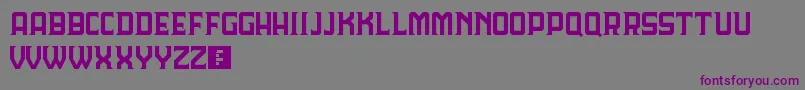 Шрифт LordeHavana – фиолетовые шрифты на сером фоне