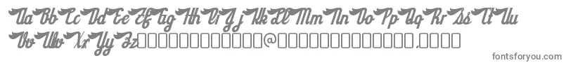 SloeginrickeyRegular-Schriftart – Graue Schriften
