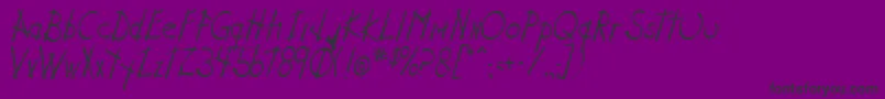 StixNStonz Font – Black Fonts on Purple Background