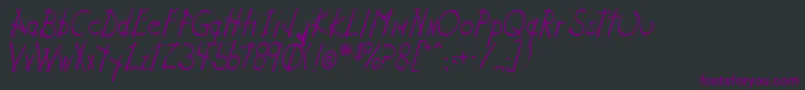 StixNStonz Font – Purple Fonts on Black Background