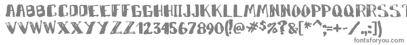 Markym Font – Gray Fonts on White Background