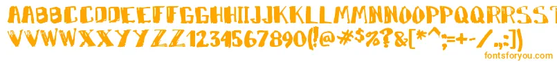Шрифт Markym – оранжевые шрифты