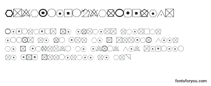 EsriGeometricSymbols-fontti