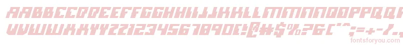 Microniani Font – Pink Fonts on White Background