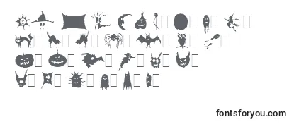 Обзор шрифта SpookySymbolsLetPlain.1.0