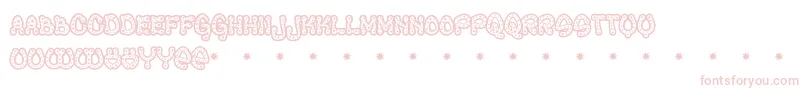 Ravequeen Font – Pink Fonts on White Background