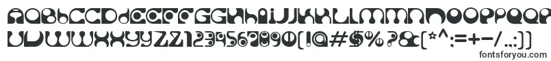 Шрифт Solange – блочные шрифты
