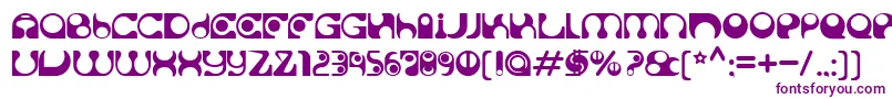 Solange Font – Purple Fonts on White Background