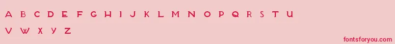 fuente BlanketTypeFinal – Fuentes Rojas Sobre Fondo Rosa