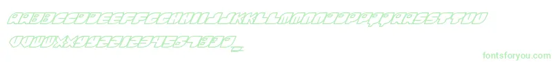 FontsBombRinosaur Font – Green Fonts on White Background