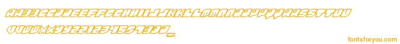 FontsBombRinosaur Font – Orange Fonts on White Background