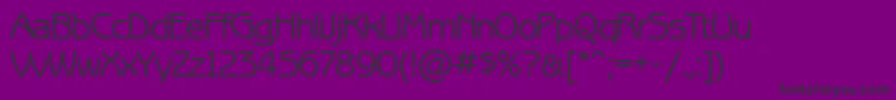 Шрифт Benguiatgothicctt – чёрные шрифты на фиолетовом фоне