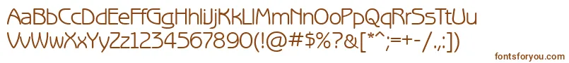 Benguiatgothicctt Font – Brown Fonts on White Background