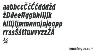ExpresswaycdxbItalic font – bosnian Fonts