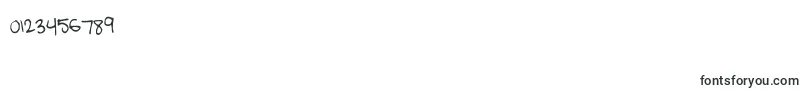 Lucysscribblings Font – Fonts for Numbers and Digits