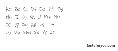 Lucysscribblings Font