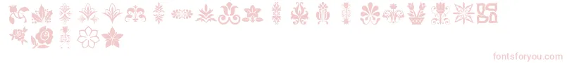 Lpflowers2 Font – Pink Fonts on White Background