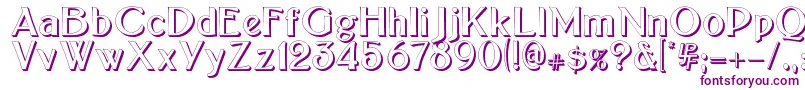 BoltonSansEmbossed Font – Purple Fonts