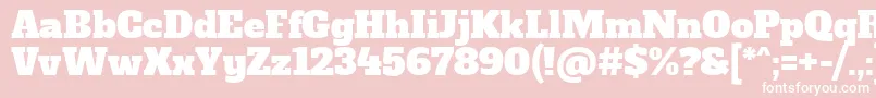 AlfaslaboneRegular Font – White Fonts on Pink Background