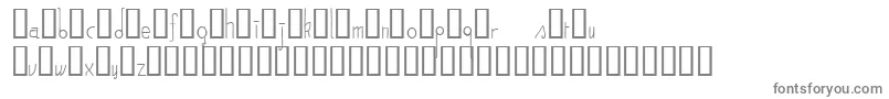 フォントHarumphNormal – 白い背景に灰色の文字