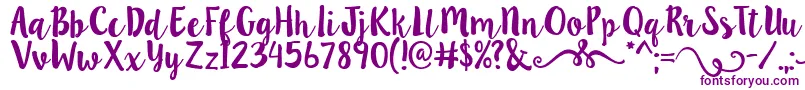 Lillybelle2 Font – Purple Fonts