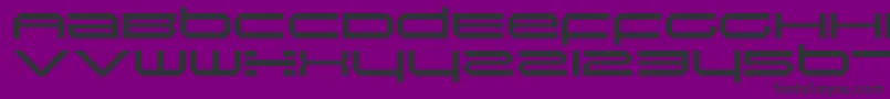 InductionRegular-fontti – mustat fontit violetilla taustalla