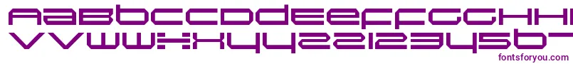 Шрифт InductionRegular – фиолетовые шрифты на белом фоне
