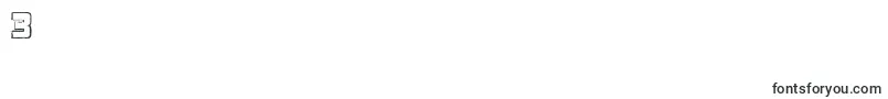 Splincide-Schriftart – Schriften für die Ziffer 3