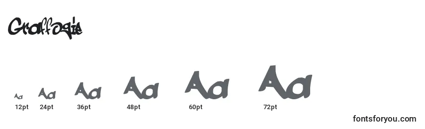 Размеры шрифта Graffogie