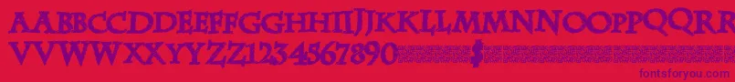 More about Zebradisco Font Zebradisco Font – Purple Fonts on Red Background