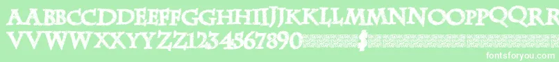 More about Zebradisco Font Zebradisco Font – White Fonts on Green Background