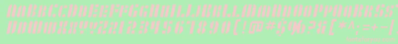 Подробнее о шрифте SfRetrospliceSc Шрифт SfRetrospliceSc – розовые шрифты на зелёном фоне